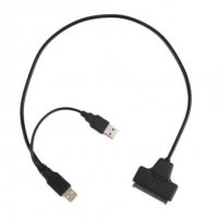 USB кабел за връзка към твърд диск 2.5" SATA HDD / SSD + Гаранция, снимка 2 - Кабели и адаптери - 20777364