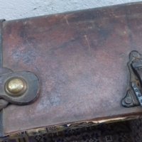 Старинен пътнически куфар от дилижанс, снимка 6 - Антикварни и старинни предмети - 18965247