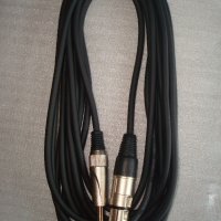 Микрофонен кабел канон-жак 6м., снимка 1 - Други - 25676359