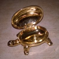 златна костенурка-7х5х3см-внос швеицария, снимка 6 - Колекции - 26049303