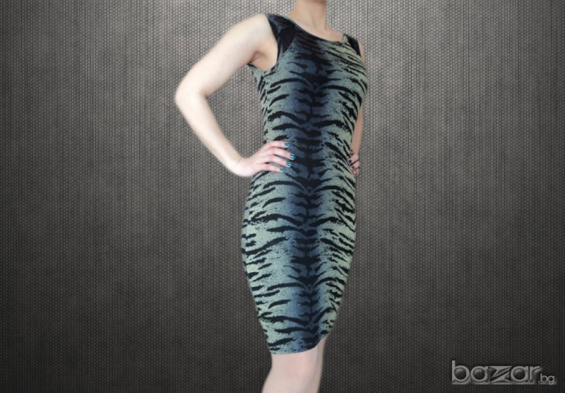 ПРОМОЦИЯ Рокля с тигрови шарки и тюл, снимка 1