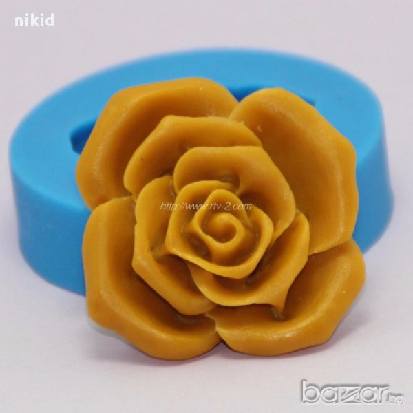 островърхо цвете силиконов молд форма украса мъфини фондан торта шоколад и др, снимка 1
