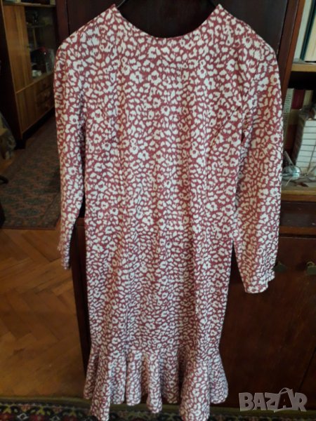 Дамска тънка лятна рокля с дълъг ръкав, снимка 1