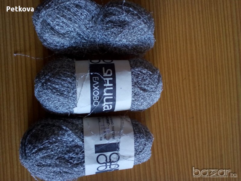 Прежда сив меланж, снимка 1