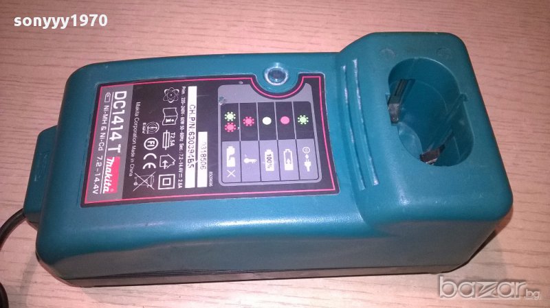 Makita-charger-оригинално зарядно за батерии-внос швеицария, снимка 1