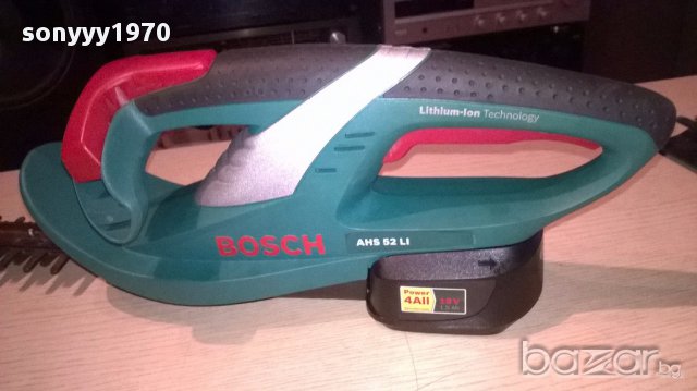 ПОРЪЧАНО-li-ion Bosch ahs52li+bosch 18v/1.5ah batt-внос швеицария, снимка 2 - Други инструменти - 17083617