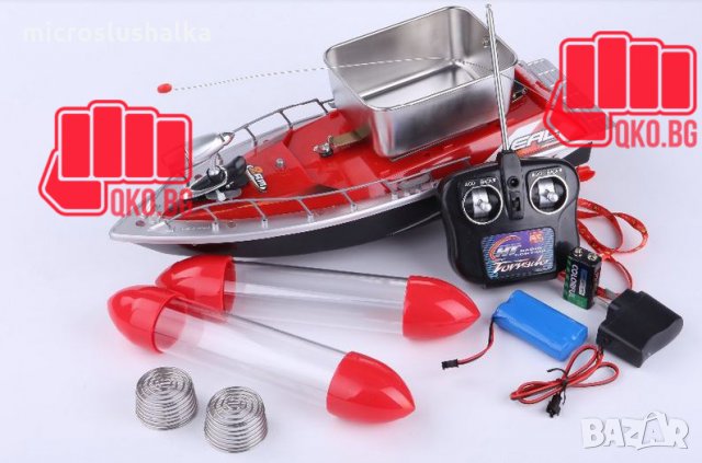 Нова Лодка за стръв, лодка за захранка за риболов, радиоуправляема , снимка 9 - Такъми - 22045818