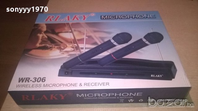 нов комплект безжични микрофони