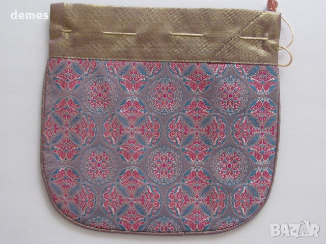 Традиционна торбичка тип пунгия от плат DELL от Монголия-13, снимка 8 - Други - 23441806