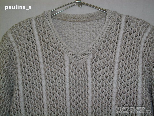 Памучна блуза / плетена дантела / голям размер / хипоалергична, снимка 2 - Корсети, бюстиета, топове - 14467160