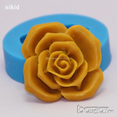 островърхо цвете силиконов молд форма украса мъфини фондан торта шоколад и др