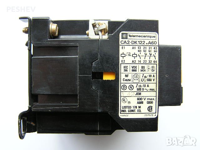 Контактор Telemecanique 10А - 24VAC, снимка 4 - Други машини и части - 24331178