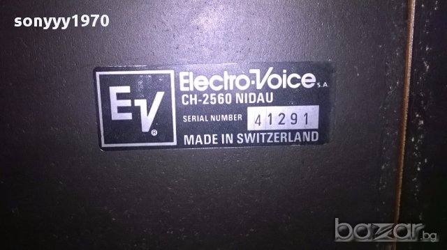 Electro-voice link 7-8 ohms-made in switzerland-внос швеицария, снимка 7 - Ресийвъри, усилватели, смесителни пултове - 13216268