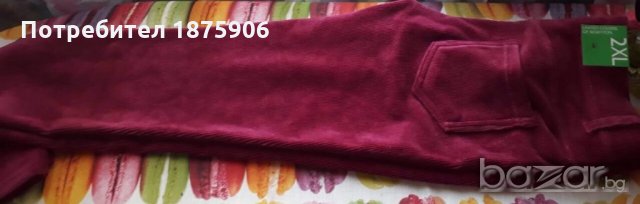 Детски клин/панталон плюш "Benetton", снимка 2 - Детски клинове - 21027645