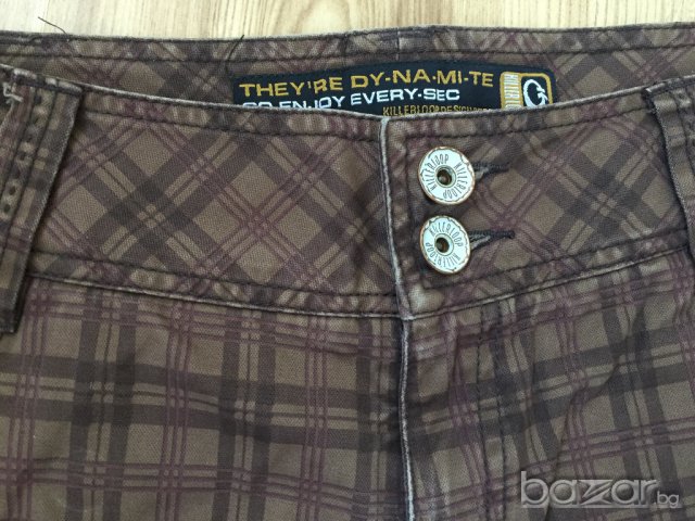 Дамска карирана пола-панталон КILLER LOOP оригинал, size 36, отлично състояние, снимка 3 - Поли - 17755989