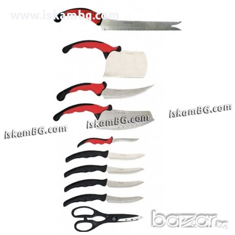 Комплект Contour Pro Knives от 9 ножа + ножица + магнитна стойка, снимка 3 - Други - 13565888