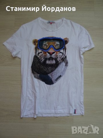 Мъжка тениска FrenchKick размер L, снимка 2 - Тениски - 25203206