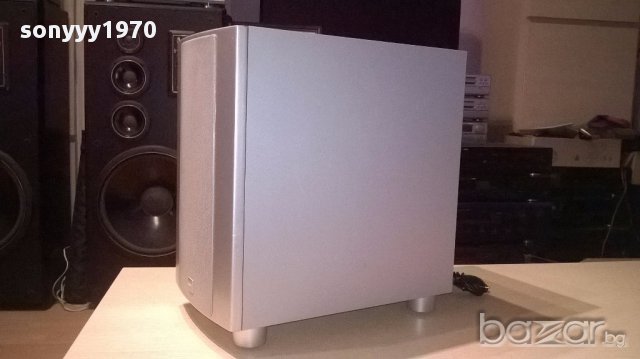 поръчан-canton powered subwoofer-43/32/23см-внос швеицария, снимка 3 - Ресийвъри, усилватели, смесителни пултове - 15997346