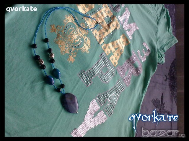 Колие от лабрадорит,ахат