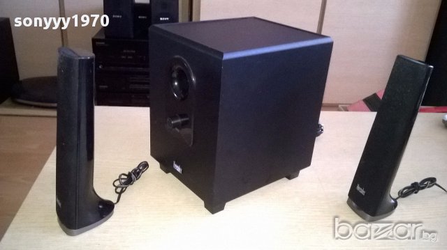 Hercules буфер с усилвател 24х22х17см и 2 колони 24см-от швеицария, снимка 5 - Тонколони - 17934029