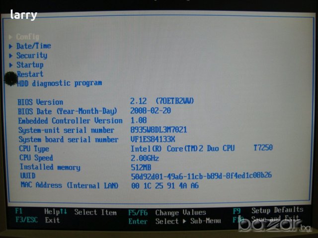 Lenovo ThinkPad R61 лаптоп на части, снимка 5 - Части за лаптопи - 20501006