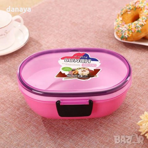 Детска кутия за храна с отделения и лъжичка LUNCH BOX, снимка 8 - Кутии за храна - 26158913