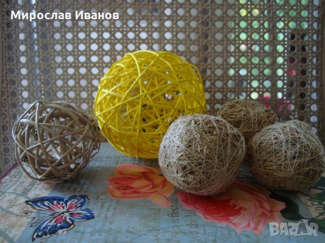 " Топки " - различни декоративни топки, снимка 2 - Декорация за дома - 22259763