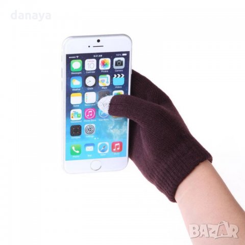 582 Топли ръкавици с тъчскрийн функция Touch Screen ръкавици различни цветове, снимка 3 - Шапки - 23192630