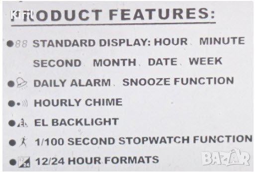 Мъжки часовник LASIKA W-H 9002 Водоустойчивост 30 метра аларма, снимка 8 - Мъжки - 23382805