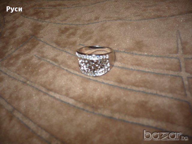 Посребрен пръстен, снимка 2 - Пръстени - 17528420