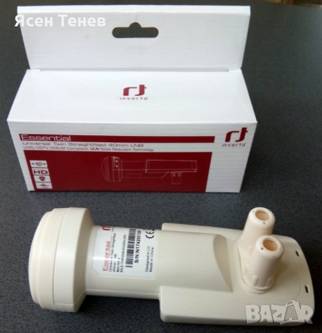 Двоен офсетов конвертор Inverto Essential Twin , снимка 2 - Приемници и антени - 25068377