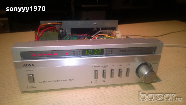 aiwa st-r30e-stereo tuner-made in japan-внос швеицария, снимка 5 - Ресийвъри, усилватели, смесителни пултове - 10161927