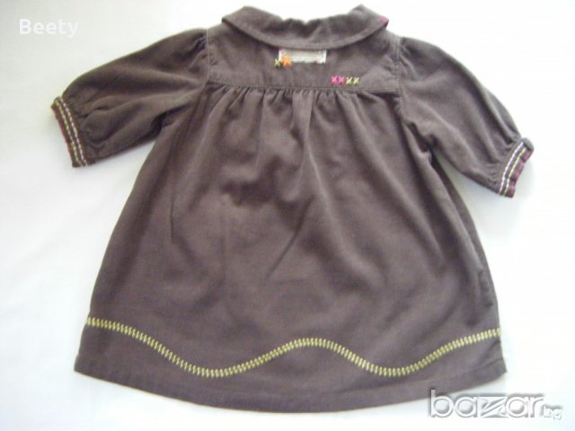 Бебешка кадифена рокличка, снимка 5 - Бебешки рокли - 19973541
