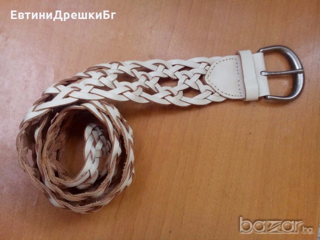 Дамски бежов колан, снимка 1
