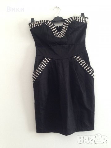Черна рокля, снимка 5 - Рокли - 22678055