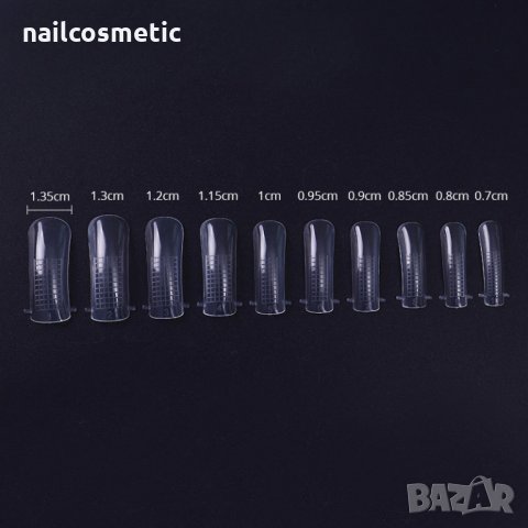 100 форми безцветни за изграждане и ноктопластика, снимка 6 - Продукти за маникюр - 21173310