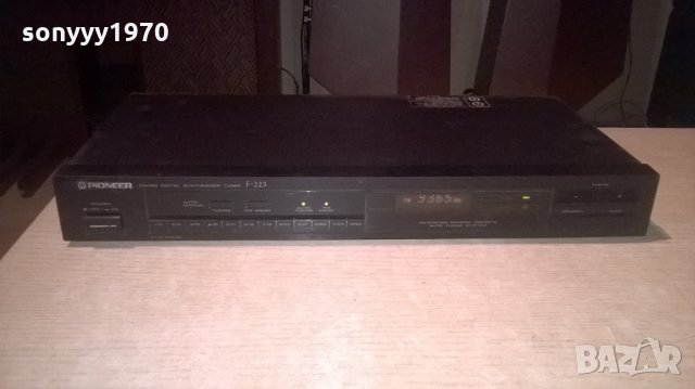 pioneer f-223 stereo tuner-made in japan-внос англия, снимка 4 - Ресийвъри, усилватели, смесителни пултове - 23864930