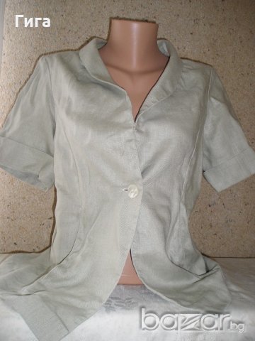 Ленено сако с къс ръкав, снимка 1