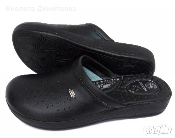 Мъжки черни и бели анатомични чехли GEZER, снимка 6 - Мъжки сандали - 22555959