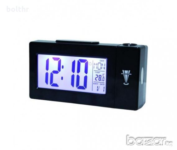 Прожекционен часовник с термометър светещ Atima AT-618