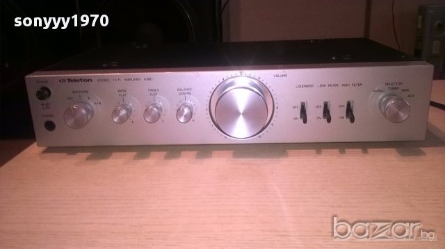 поръчан-teleton a-380s hi-fi amplifier-made in japan-внос швеицария, снимка 4 - Ресийвъри, усилватели, смесителни пултове - 16160809