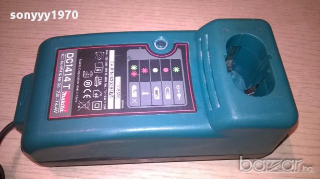 Makita-charger-оригинално зарядно за батерии-внос швеицария, снимка 1 - Други инструменти - 17136855