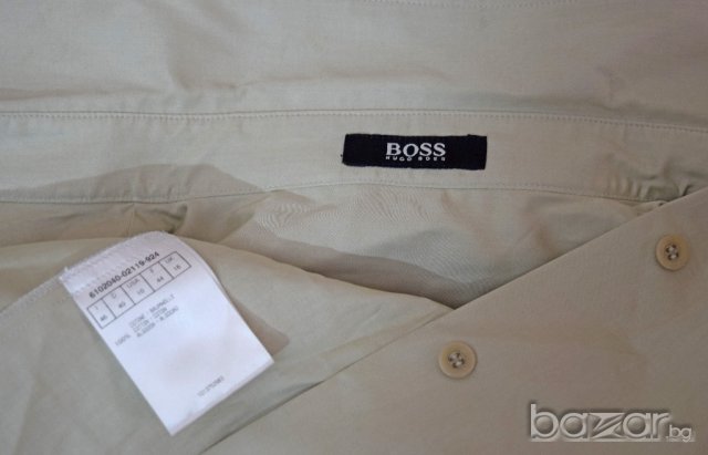 Hugo Boss дамска риза слонова кост 100% памук, снимка 3 - Ризи - 19609501