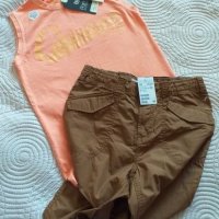 Бермуди , къс панталон  H&M , тениска Points 146 / 152, снимка 1 - Детски къси панталони - 25545903
