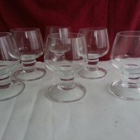  Стъклени чаши за ракия коняк  аперитив, снимка 12 - Антикварни и старинни предмети - 20243915