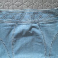 Дамски сет дънкова пола и ефектна риза, снимка 6 - Поли - 26130775