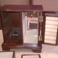 красива музикална кутия с огледало и чекмеджета-от швеицария, снимка 11 - Колекции - 25413749