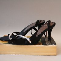 Официални Сандали черни,  Нови, Clarks , снимка 2 - Дамски елегантни обувки - 24888060