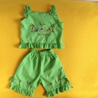 1 год нов летен костюм топ и панталон Мадагаскар, снимка 8 - Комплекти за бебе - 20866876