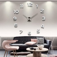 4702 3D стенен часовник с Арабски цифри, снимка 9 - Други - 25072743